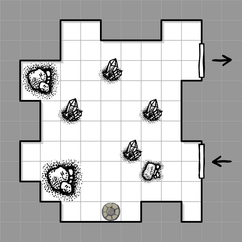 Jewelled Crab map (player version)